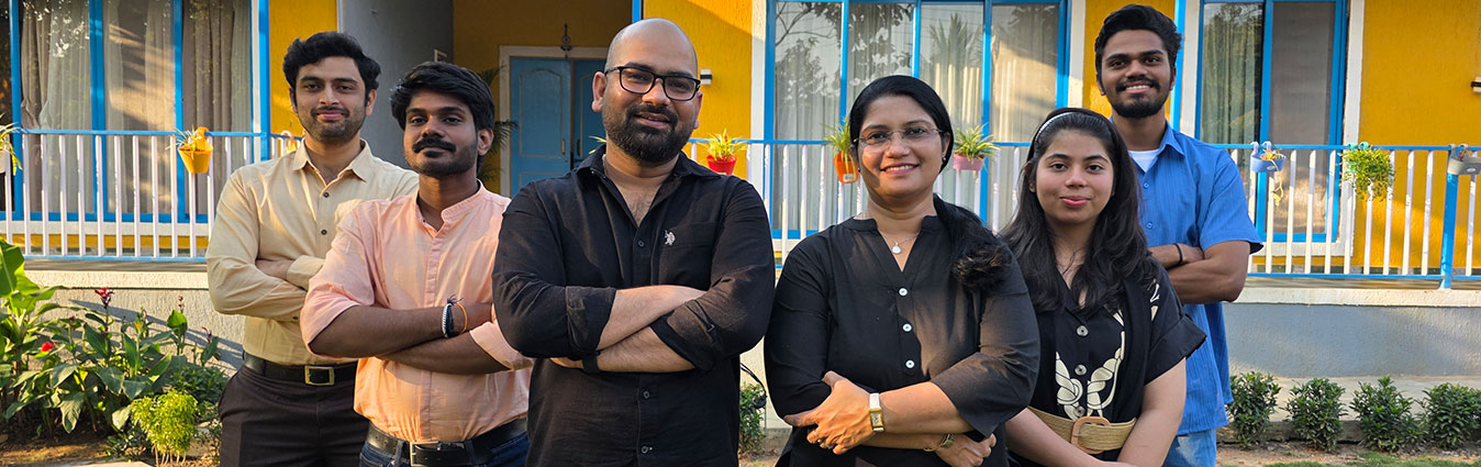 The Matestlab team at work in the office
