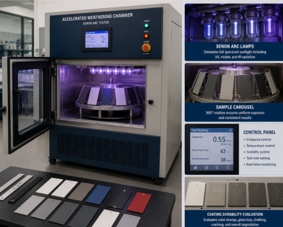 Accelerated Weathering and Durability Tests for Coatings