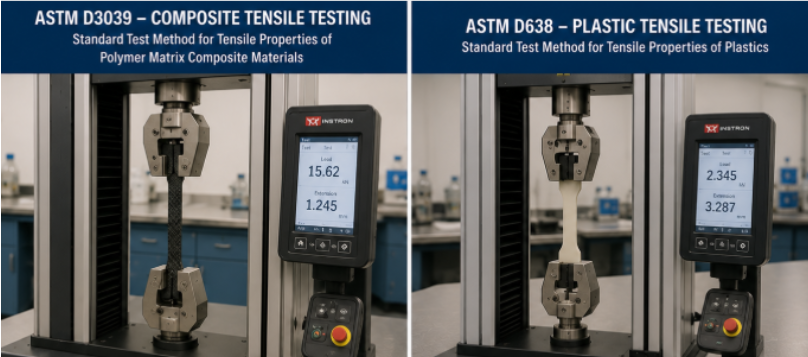 ASTM D3039 vs ASTM D638: What Is the Key Difference?